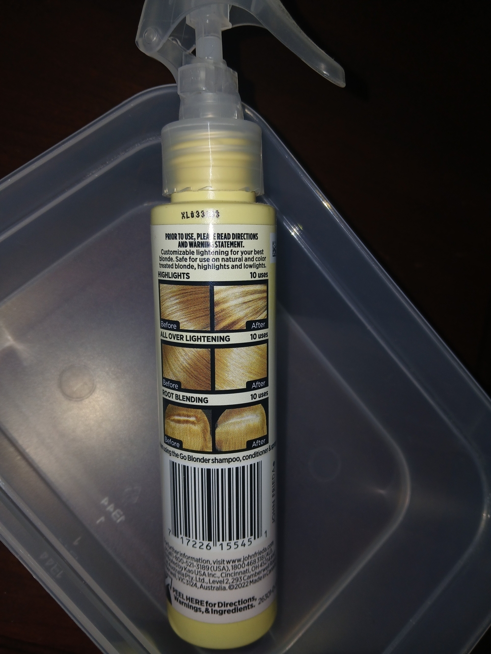 John Frieda Go Blonder Lightening Spray - Set Of 3 (3.5 oz/ea) - Picture 3 of 3